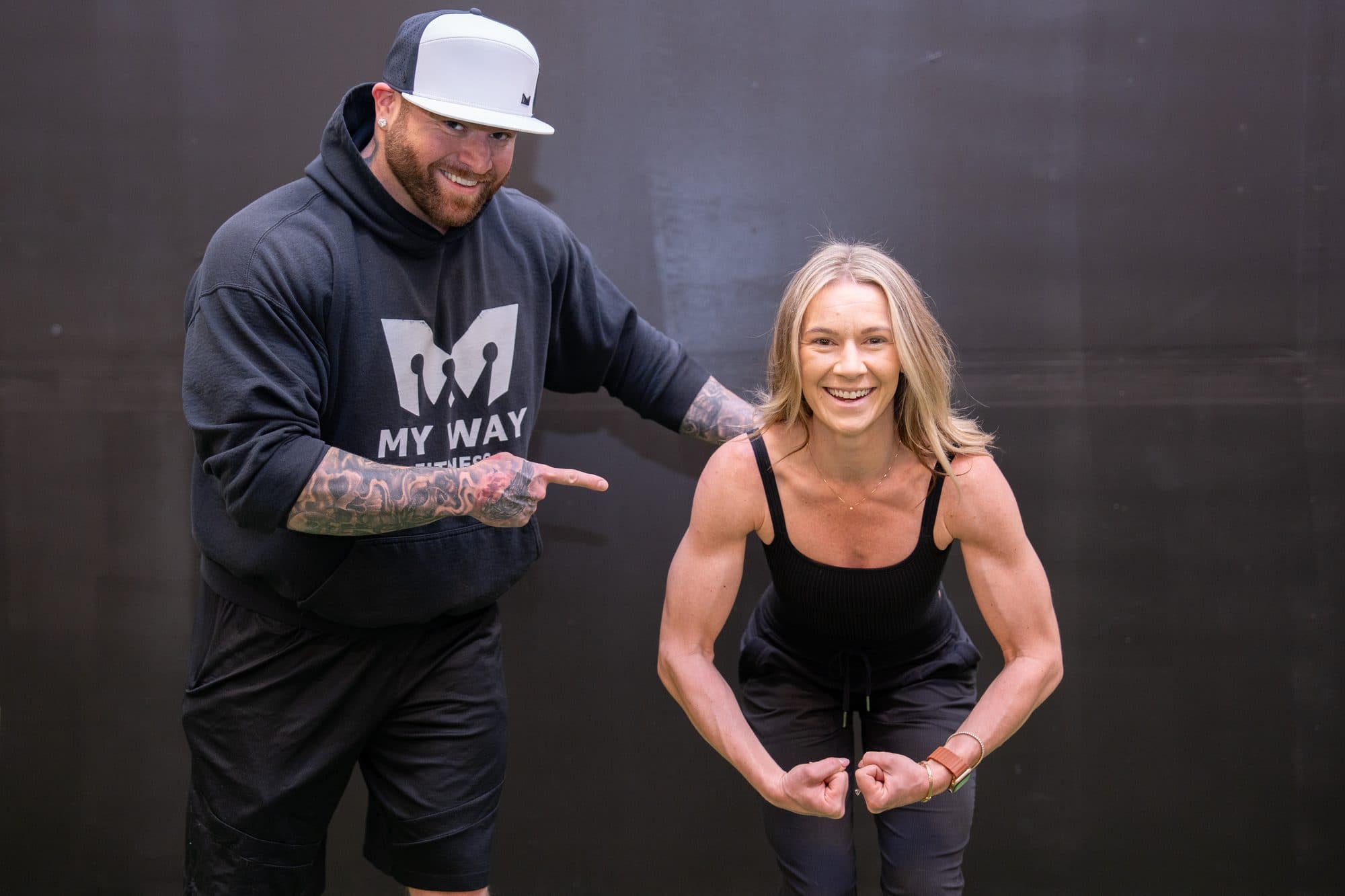 My Way Fitness coach training a client